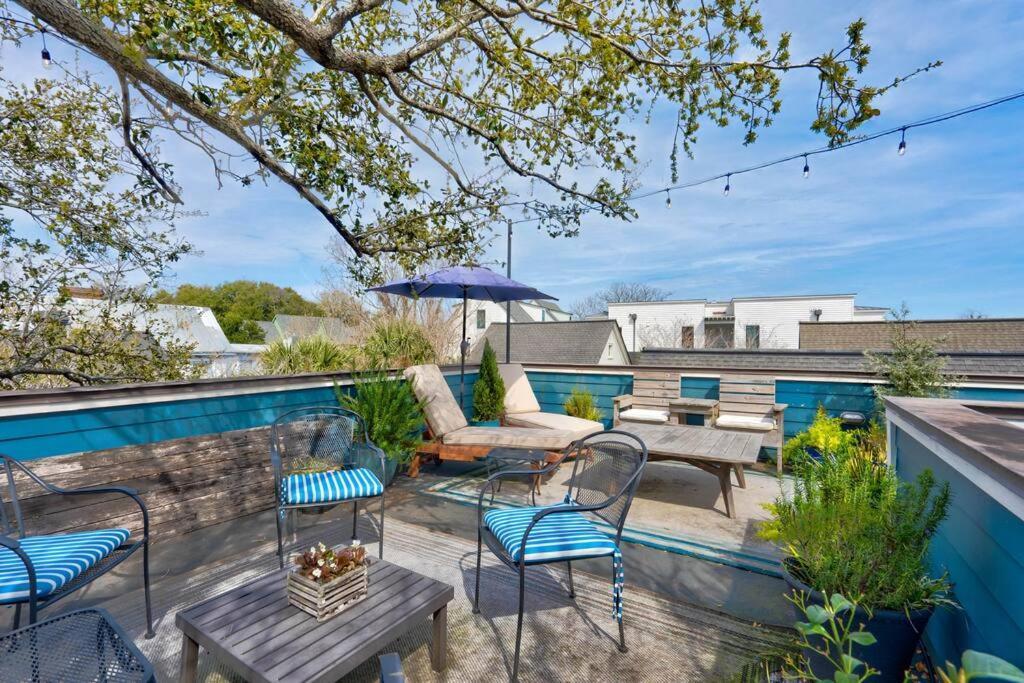 Elegant Sunlit Home With Private Rooftop Oasis Charleston Zewnętrze zdjęcie